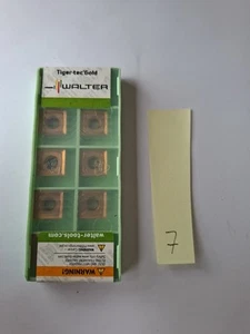 10 Stück Walter Tiger tec Gold SDMT120408 F57 Wendeschneidplatte Stahl Bohrer - Bild 1 von 2