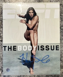 FOTO 8x10 firmata Hope Solo AUTOGRAFATA COA AUTO "The Body Issue" buona foto - Foto 1 di 4