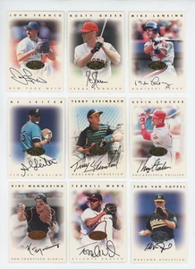 1996 Leaf Signature Series Baseball AUTOS You Pick *FINISH YOUR SET* - Picture 1 of 165