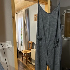 Mono de verano XXL con bolsillos para mujer - Imagen 1 de 9