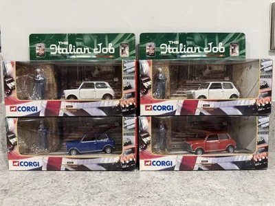 Corgi - The Italian Job Bundle (x4) - Mini w/Figures - 04441 - 1:43 - Mint/New - Image 1 of 4