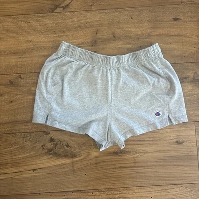 VTG Y2K Champion Classic Cloth Women's Running Athletic Shorts Gray -Size Medium - Image 1 of 4