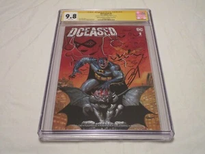 DC DCeased #1 Cubierta Exclusiva Boceto Firmado Sajad Shah Harley Quinn CGC SS 9.8 - Imagen 1 de 14