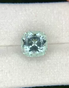 5.2 Ct Natural Faceted Paraiba Color Apatite Cushion Cut Loose Gemstone Brazil - Picture 1 of 2