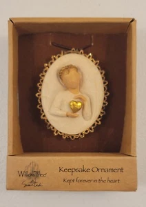 Willow Tree Keepsake Ornament "Kept Forever In the Heart" Sympathy Memory Grief - Picture 1 of 8