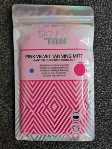 1X Skinny Tan Dual Use Double Sided Luxury Fake Tan Mitt Applicator - NEW UK - Picture 1 of 2