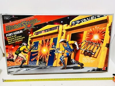BRAVESTARR FORT KERIUM BANK AND JAIL MATTEL ANNI ‘80 NUOVISSIMO,VINTAGE - Immagine 1 di 4