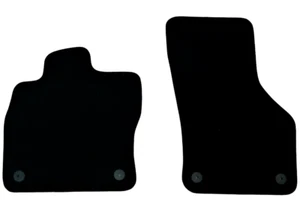 Front Car Floor Mats For Skoda Octavia Velour Waterproof Carpet Auto Liners 2pcs - Imagen 1 de 6