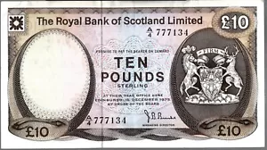 ROYAL BANK OF SCOTLAND £5 BANKNOTE VZ P338a 15.12.1975 Ser A/4 - Bild 1 von 2