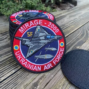 Mirage 2000 F5 Ukrainian Air Force Patch, UAF, French  Dassault Mirage, original - Afbeelding 1 van 3