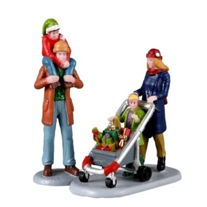 Lemax FAMILY HOLIDAY SHOPPING SPREE # 22124 Christmas Village Figurine 2022 NEW - Picture 1 of 1