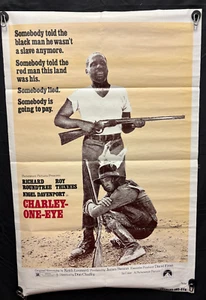 Charley One Eye - Original One Sheet Movie Poster Litho 1972 VG 27" x 41" - Picture 1 of 4