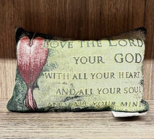 Love the Lord Small Throw Pillow, 7 1/4 x 12 inches - Picture 1 of 2