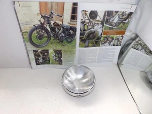 MOTO STORICHE - FARO COMPLETO DI CORNICE ORIGINALE CARELLO - Imagen 1 de 3