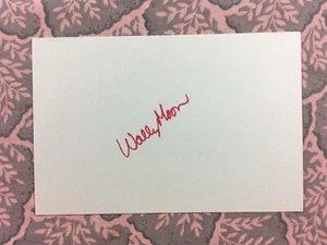 Wally Moon - Cardenales de San Luis (1954-58) - LA Dodgers (1959-65) - Autógrafo  - Imagen 1 de 2