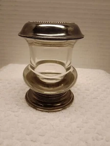 VINTAGE STERLINGSILBER UND GLAS FRANK WHITING ZAHNSTOCHERHALTER - Bild 1 von 5