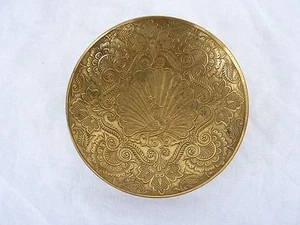 PLACA DE BRONCE ESTILO VICTORIANO ANTIGUO VINTAGE  - Imagen 1 de 6