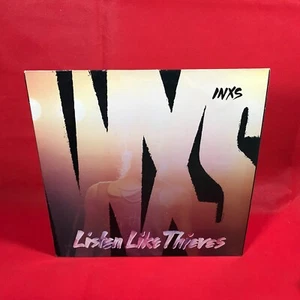 INXS Listen Like Thieves 1985 Greek vinyl LP + INNER What You Need Kiss the Dirt - Picture 1 of 6