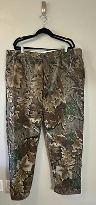 CABELA'S DRY PLUS HUNTING PANTS, TREE CAMO, MEN’S Size 46x30 - Image 1 of 4