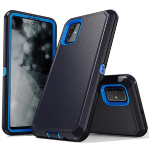 For Samsung Galaxy A71 5G A14 A15 Armor Phone Case Cover +Glass Screen Protector - Picture 1 of 27