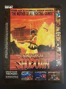 Samurai Showdown Neo-Geo Print Ad Original Art 8,25x10,75 - Bild 1 von 1