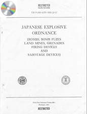 1953 TM 9-1985-4 Japanese Explosive Ordnance Technical Manual PDF on CD/SD/USB