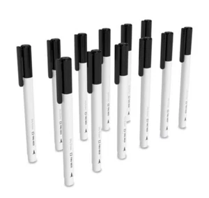 Marcador de borrado en seco TRU RED pluma punta ultra fina negro TR57423 - Imagen 1 de 3