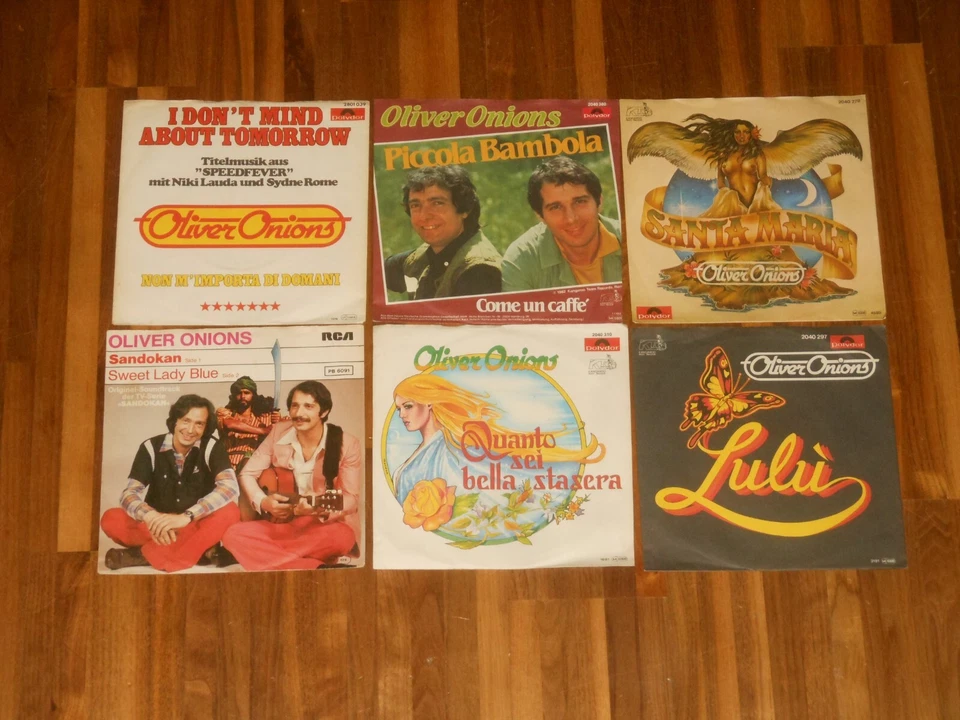 Oliver Onions - SAMMLUNG - 6 Singles (7") - Speedfever - Piccola Bambola u.a. - Bild 1 von 1
