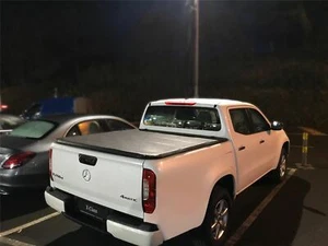 Tri Fold Soft Tonneau Cover For Mercedes X-Class 2017+ Back Rear Lid Cover 4x4 - Picture 1 of 12