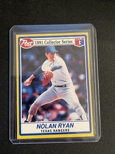 1991 POST CEREAL COLLECTOR SERIES #17 OF 30 - NOLAN RYAN - TEXAS RANGERS