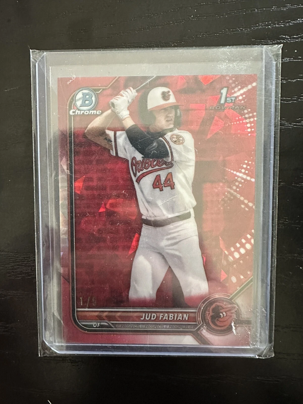 2022 Bowman Draft Sapphire Jud Fabian BDC-114 Red 1/5 🔥📈 Orioles