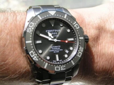 NOS Certina C013.407.44.081.00 Ds Action Diver Titanium Automatic Men Watch - Image 1 of 4