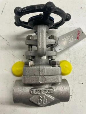 OMB 810 NACE Forged Stainless Steel Gate Valve 3/4" 800 Socket Weld End Trim #12 - Image 1 of 4