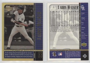 2000 Legends Commemorative Collection Gold Missing Serial Number Larry Walker