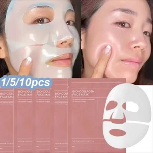 30 Bio Collagen Face Mask Real Deep Firming Deep Hydrating Overnight Facial Mask - Picture 1 of 119