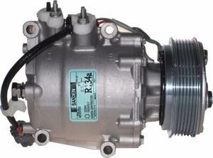 New AC A/C Compressor 3 Wire Fits: 02 -05 Honda Civic L4 1.7L Sanden OEM - Picture 1 of 1