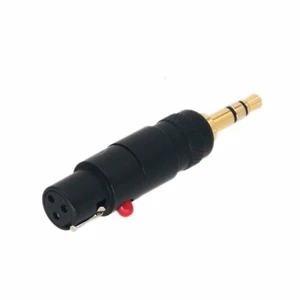 DIY Adapter Mini-XLR TA3F to mini-jack 3.5mm 1/8" for audio wireless Microphones - Picture 1 of 4