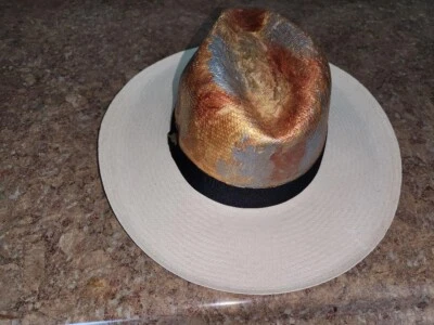 hats for men, hand-painted, unique, stylish, artistic - Image 1 of 4