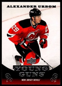 2010-11 Upper Deck Young Guns Alexander Urbom Rookie New Jersey Devils #236 R66