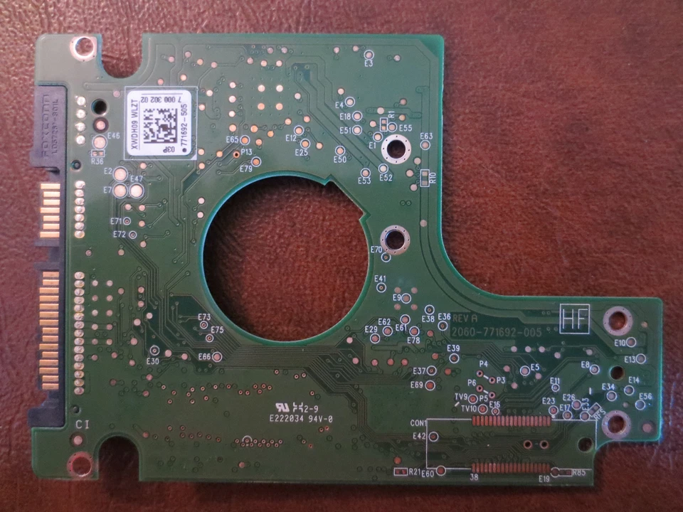 WD WD6400BPVT-00HXZT1 (771692-505 03P) DCM:HB0TJBN 640gb 2.5" Sata PCB - Image 1 of 1