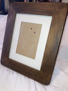 Vintage Rare Woods Ornate Walnut Rounded Bordered Standing Photo Frame - Picture 1 of 6