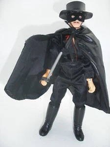 vintage no Mego Big Jim Poupee Mannequin Figurine Doll ZORRO Orli Jouet 25cm - Picture 1 of 9