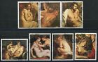 530b - PARAGUAY 1987 - Art - Paintings - Nudes - Used Set + Label