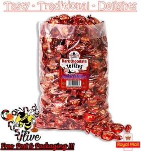 1 - 600 Walkers Nonsuch Dark Chocolate Toffees Wrapped Sweets Traditional - Picture 1 of 1