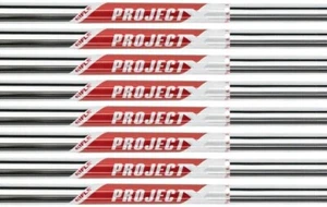 True Temper Project X Rojo 6.5 X-Rígido Flex Ejes 3-PW .355 Cónicos - Juego de 8 ejes - Imagen 1 de 1