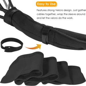 Outboard Neoprene Trolling Motor Cable Organizer Sleeve,Troll Wire Cable Cover - Picture 1 of 11