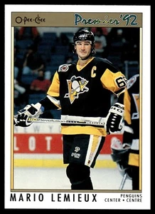 1992 O-Pee-Chee Premier Mario Lemieux #114 Pittsburgh Penguins - Bild 1 von 3