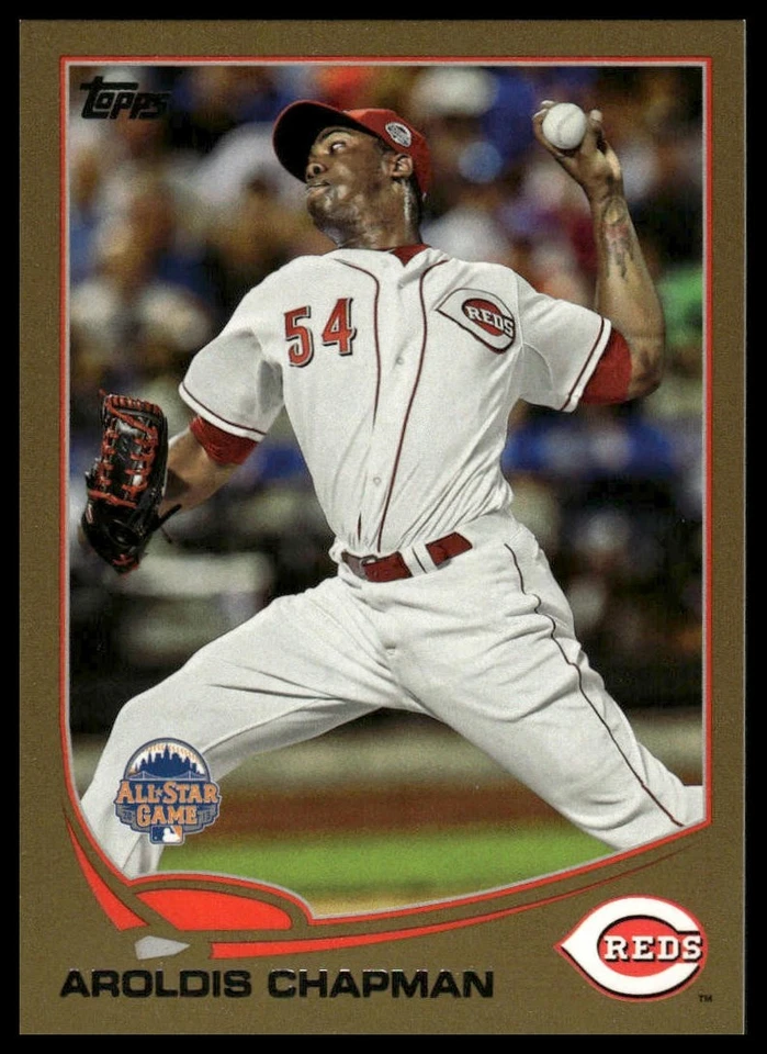 2013 Topps Update #US286 Aroldis Chapman Gold #/2013 - Image 1 of 2