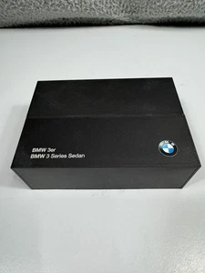 BMW 3 Series Sedan Diecast Model Car Silver with Display Box Collectible Gift - Picture 1 of 16