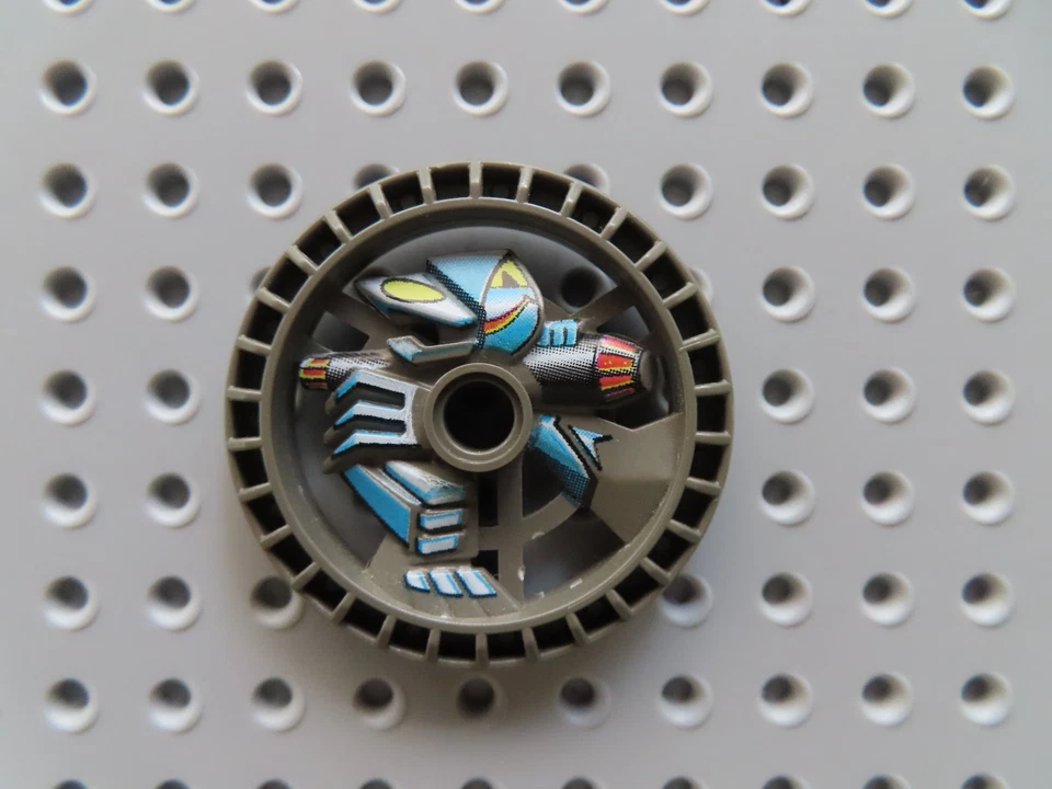 Lego 1 x Technic Disc 5x5 Felge 32353pb01 dunkelgrau Robo Talisman 8513 Dust - Bild 1 von 1